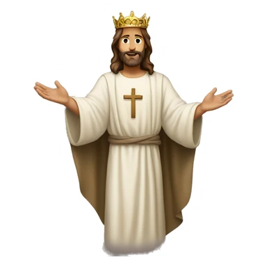 Jesus is king of the world  sticker