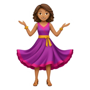 female hero for sustainable fashion full body sticker