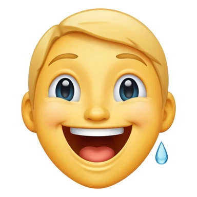 laughing face with tears of joy sticker