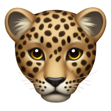 leopard bow sticker