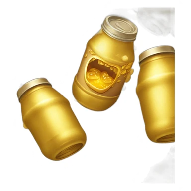 Kingkong gold drink jus sticker