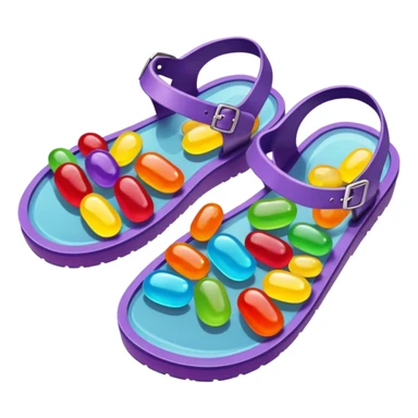 jelly bean sandals sticker