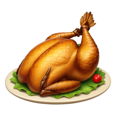 Cooked baked twenty bird stars sticker