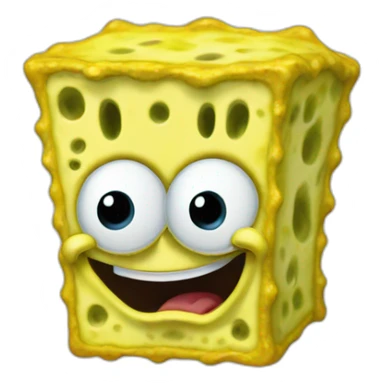 Flabbergasted spongebob sticker