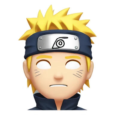 tired naruto sticker