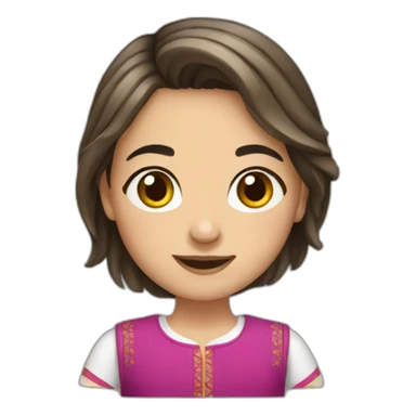 girl from armenia sticker