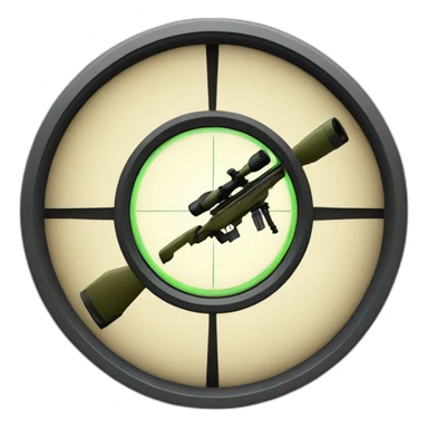 sniper's scope sticker