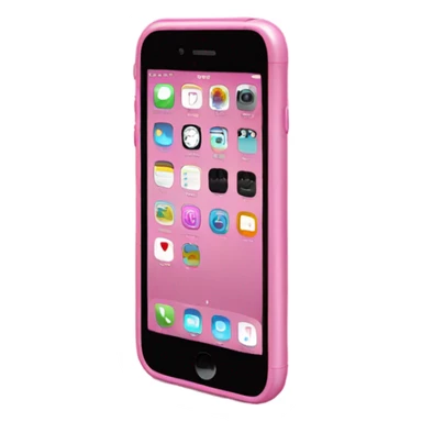 Pink iPhone  sticker