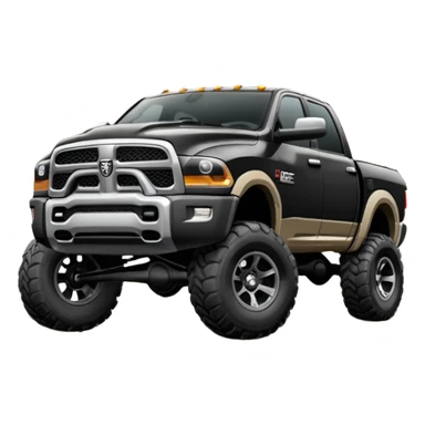 Dodge Ram Ourdoorsman Black sticker