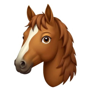 Confused horse with question marks sticker