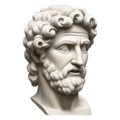 Ancient Greek statue of David sticker