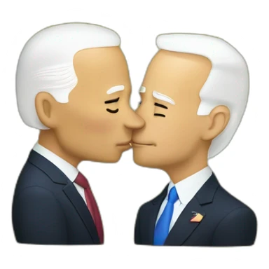 zelensky kissing biden sticker