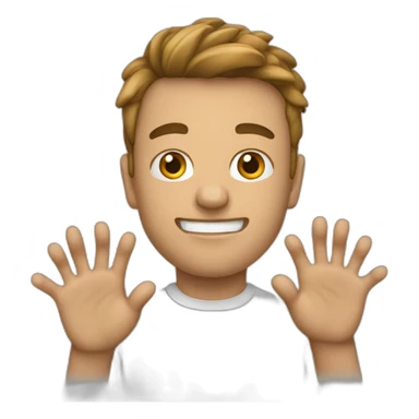 Prendre en main sticker