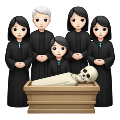 burial ceremony sticker