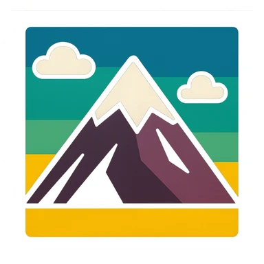 little alchemy style icon
subject: mountain
border: medium-black sticker