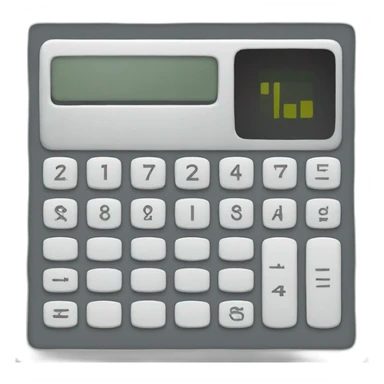 a calculator sticker