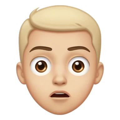 eyebrow raise sticker