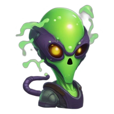 alien enrgy drink scifi roguelike rpg style inspired by slay the spire digital art sticker