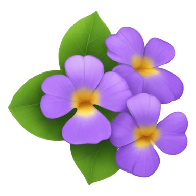 violet flower twitter sticker