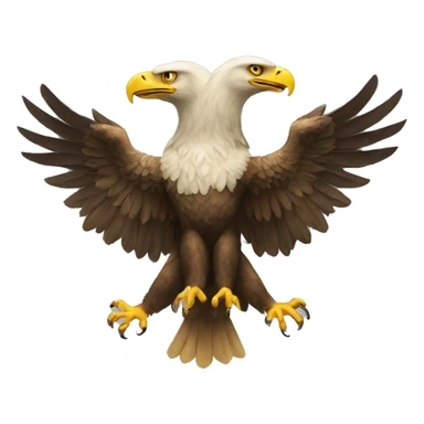 two-headed eagle sticker