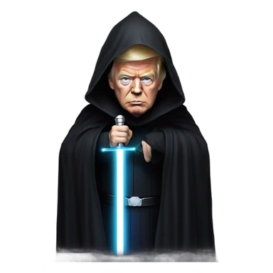 Donald trump as emperor palpatine  sticker