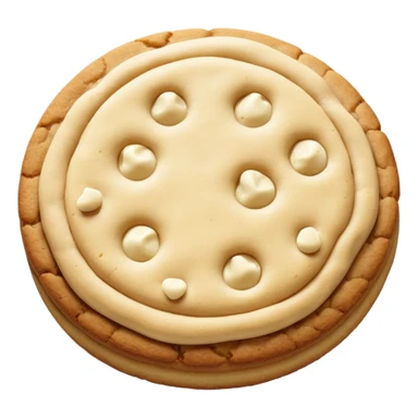 White chocolate chip cookie sticker
