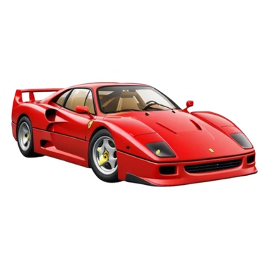 Ferrari f40  sticker