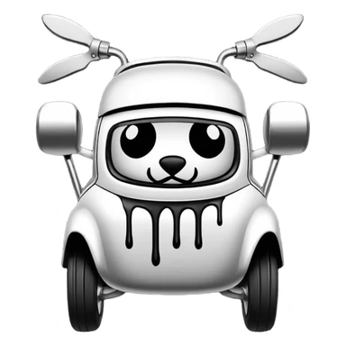 make graffiti with the word chopper sticker