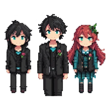 emoji combining Hiro, Miyamura, and Kanata Asai sticker