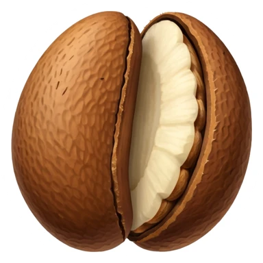 two brazil nuts seeds sticker