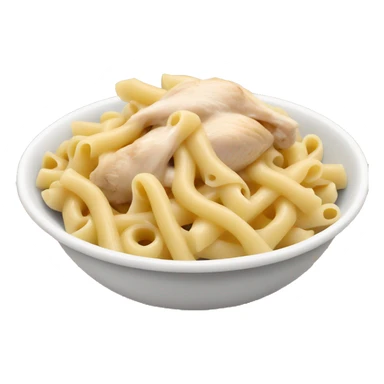 Chicken Alfredo pasta sticker