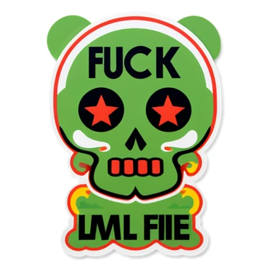 Fuck my life  sticker