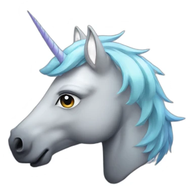 Une licorne qui fume sticker