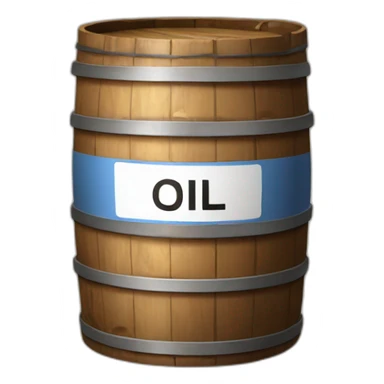 a barrel of oil sticker