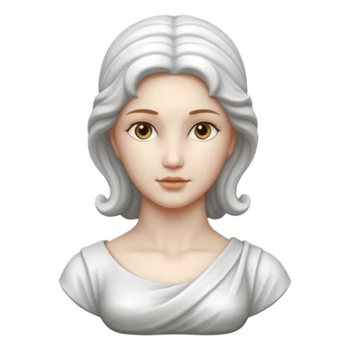 Marble statue of woman sticker