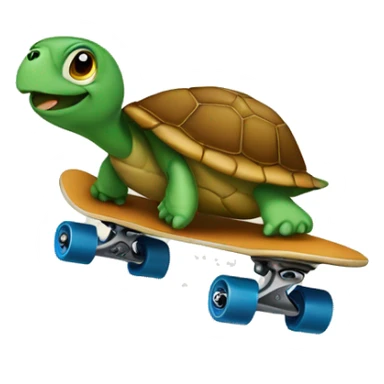Turtle Skateboarding  sticker