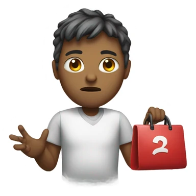 urgent icon with pc sticker