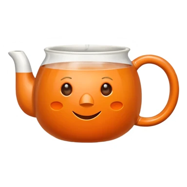 hot tea in a mug no face sticker