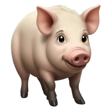wild pig sticker