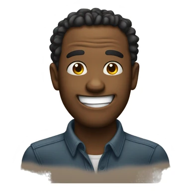 Sarcastic smile sticker