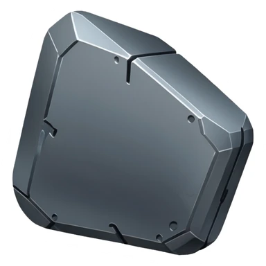 shiny iron ore sticker