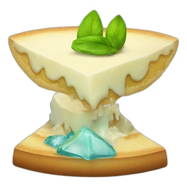 sandía con hielo sticker