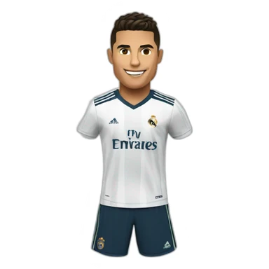 Cristiano Ronaldo Real Madrid sticker