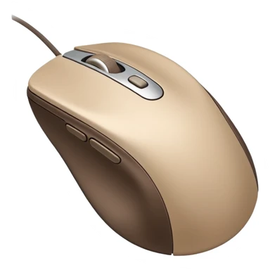 click the computer mouse with a hand sticker