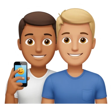 dos amigos hombres que comparten alquiler atrás en casa sticker