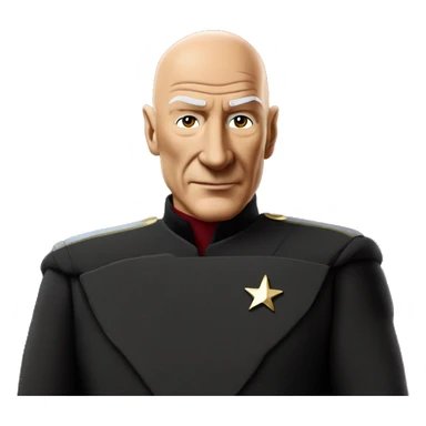Captain Jean Luc Picard sticker