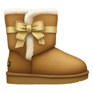 Uggs avec un ruban sticker