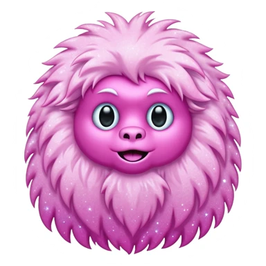 pink glitter yeti sticker