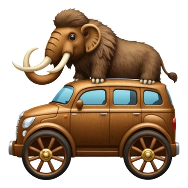 Mammoth car sticker