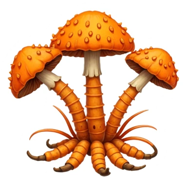 Mushroom (cordyceps) sticker